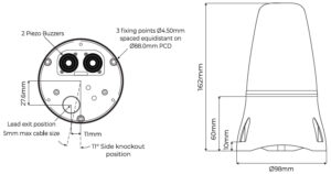 LEDA125-01 Dessin dimensionnel